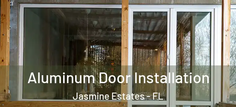  Aluminum Door Installation Jasmine Estates - FL