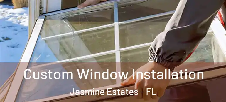  Custom Window Installation Jasmine Estates - FL