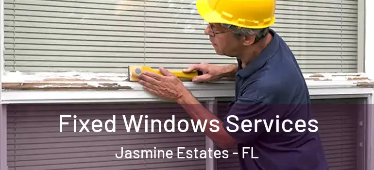  Fixed Windows Services Jasmine Estates - FL