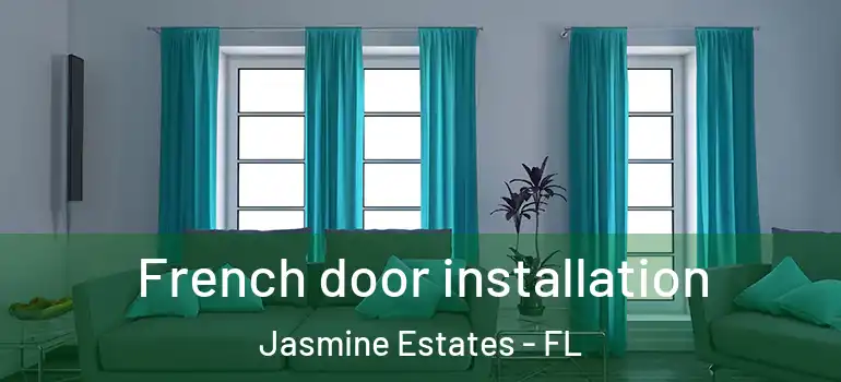  French door installation Jasmine Estates - FL