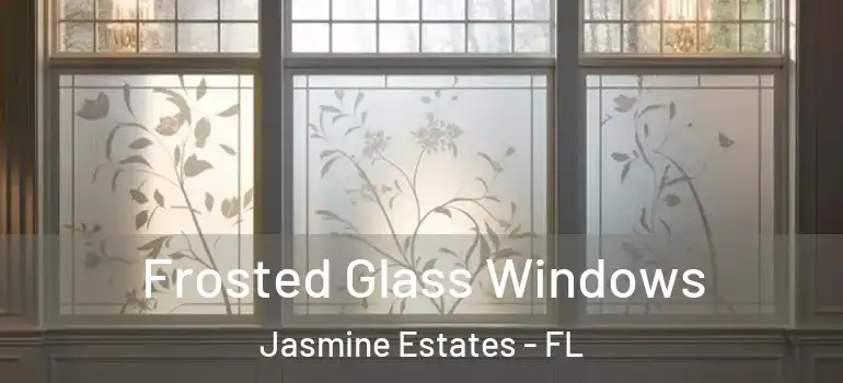  Frosted Glass Windows Jasmine Estates - FL