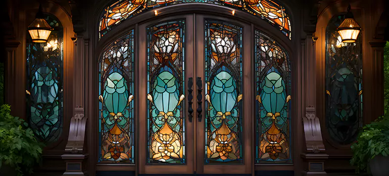 Wrought Iron Storm Door in Jasmine Estates, FL