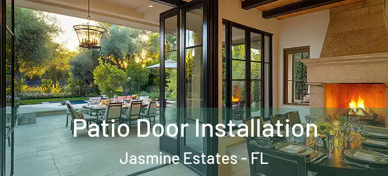  Patio Door Installation Jasmine Estates - FL