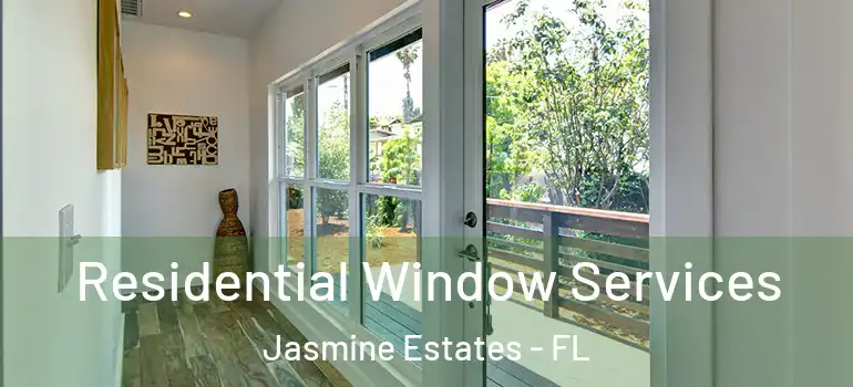  Residential Window Services Jasmine Estates - FL