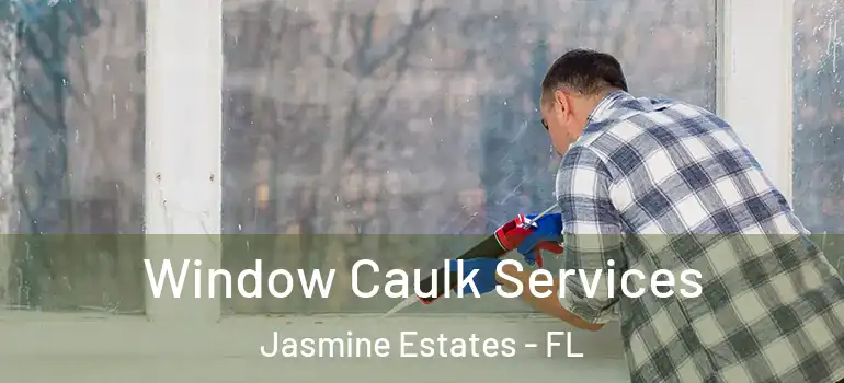 Window Caulk Services Jasmine Estates - FL