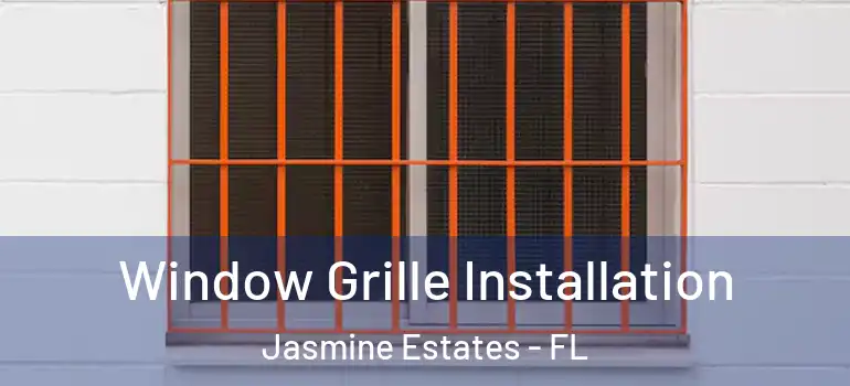  Window Grille Installation Jasmine Estates - FL